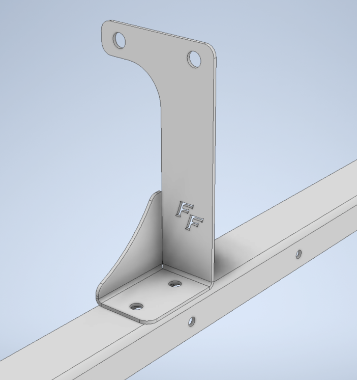 Stainless Mudflap Bracket (HDJ79)