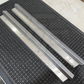 Stainless Steel Sill Trims - Suitable for use with 60 Series LandCruiser (2B Milled Finish/ Front Only/ No Design)