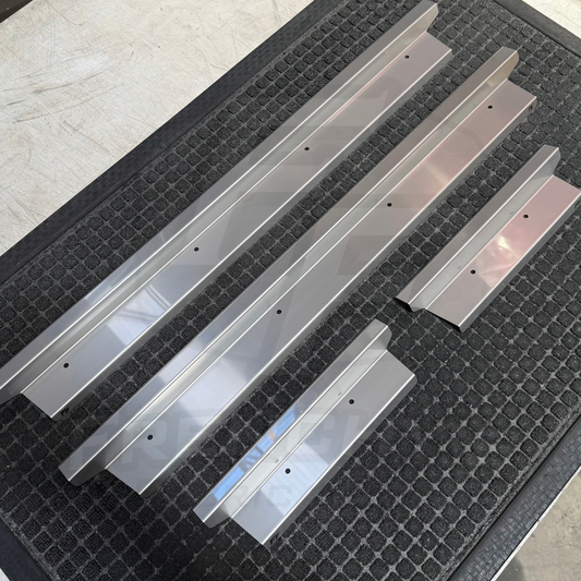 DUAL CAB Stainless Steel Sill Trims (2B Milled Finish/ No Design)