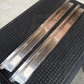 SINGLE CAB Stainless Steel Sill Trims - Suitable for use with 70 Series LandCruiser (4B Polished Finish/ 1x Engraved)