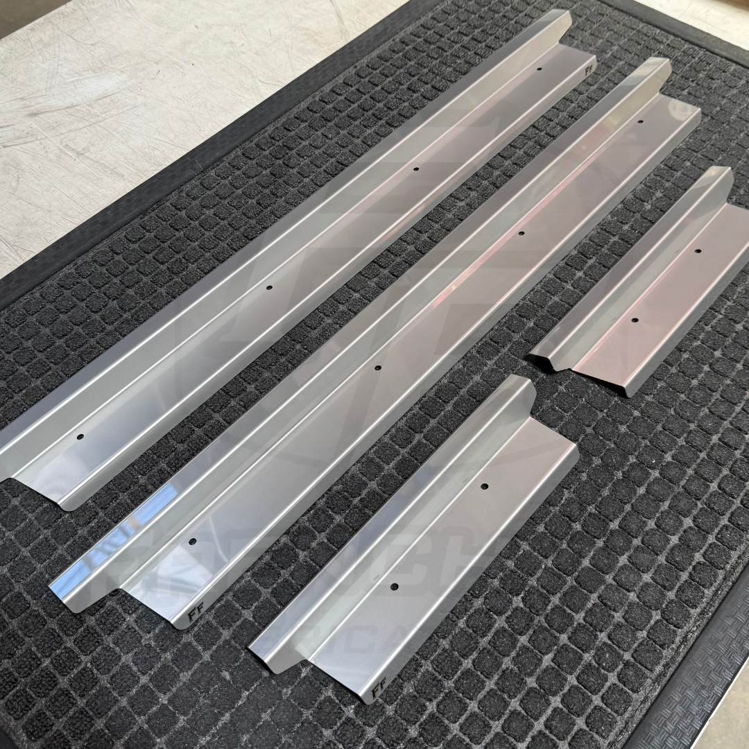 DUAL CAB Stainless Steel Sill Trims (2B Milled Finish/ No Design)