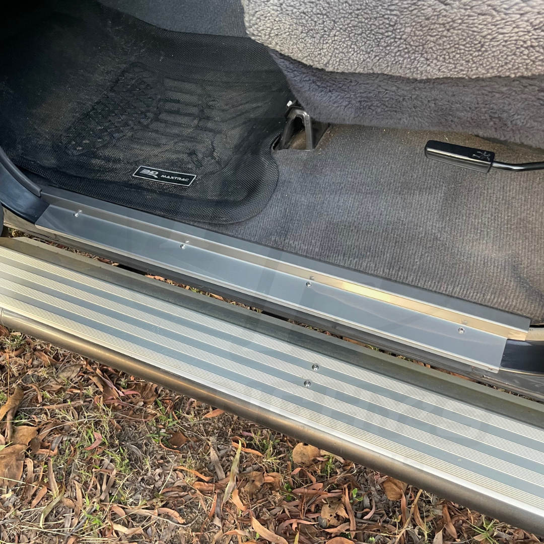 25% OFF - 2B SINGLE CAB Stainless Steel Sill Trims (No Design)