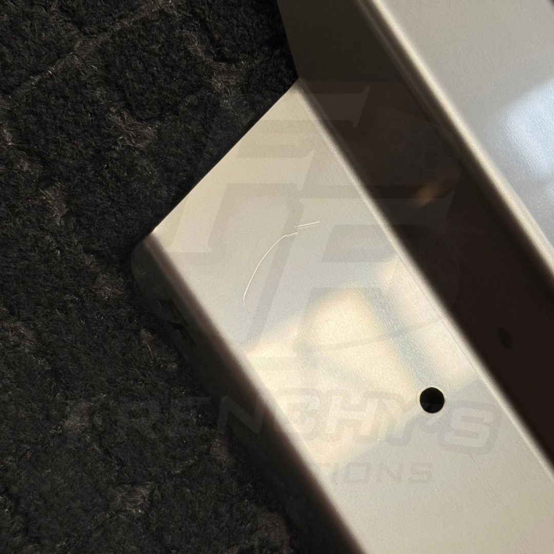 Stainless Steel Sill Trims - Suitable for use with 60 Series LandCruiser (2B Milled Finish/ Front Only/ No Design)
