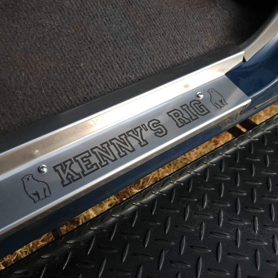 Stainless Steel Sill Trims - Suitable for use with 70 Series LandCruiser