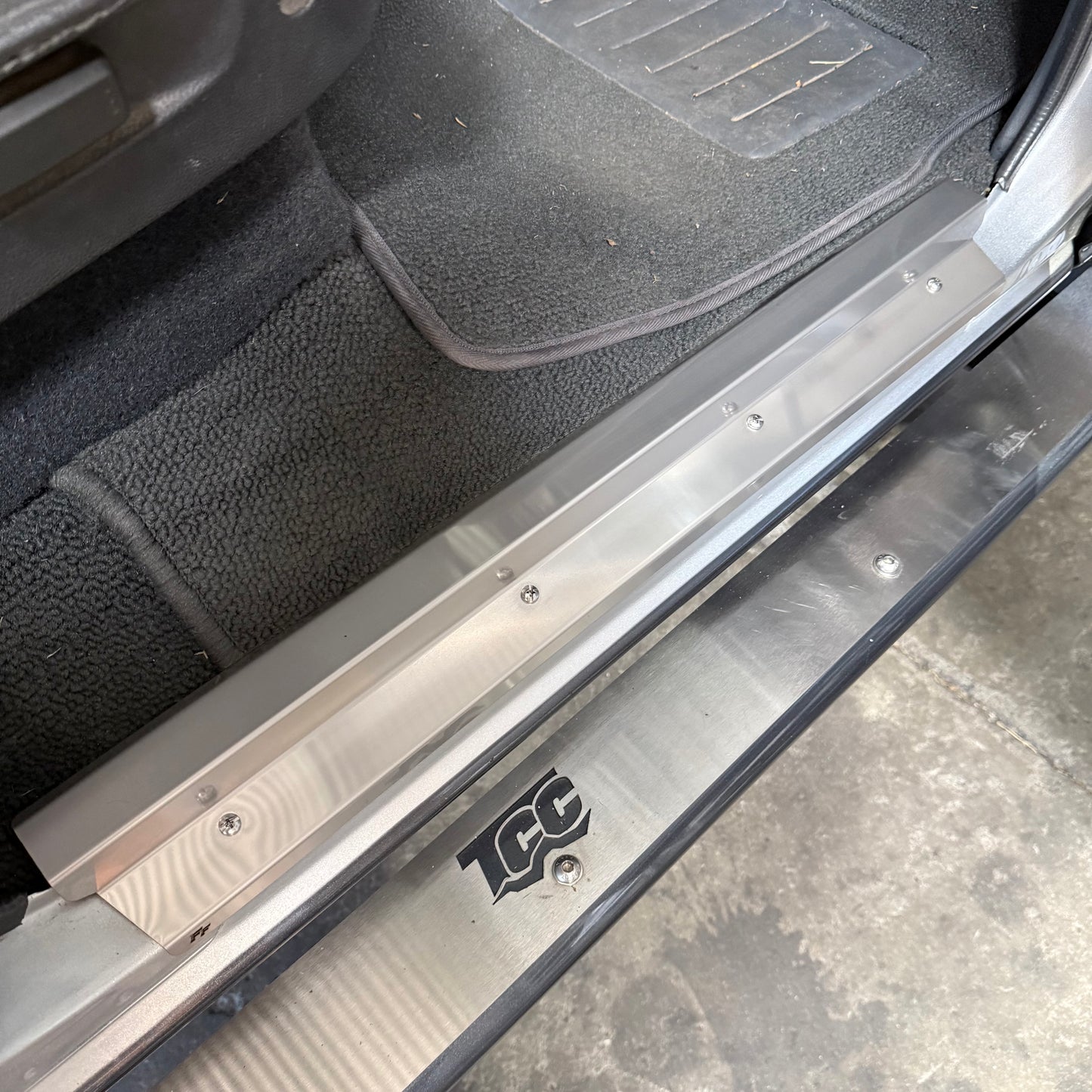 Stainless Steel Sill Trims - Suitable for use with 60 Series LandCruiser