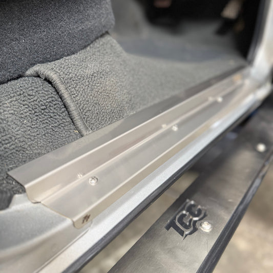 Stainless Steel Sill Trims - Suitable for use with 60 Series LandCruiser