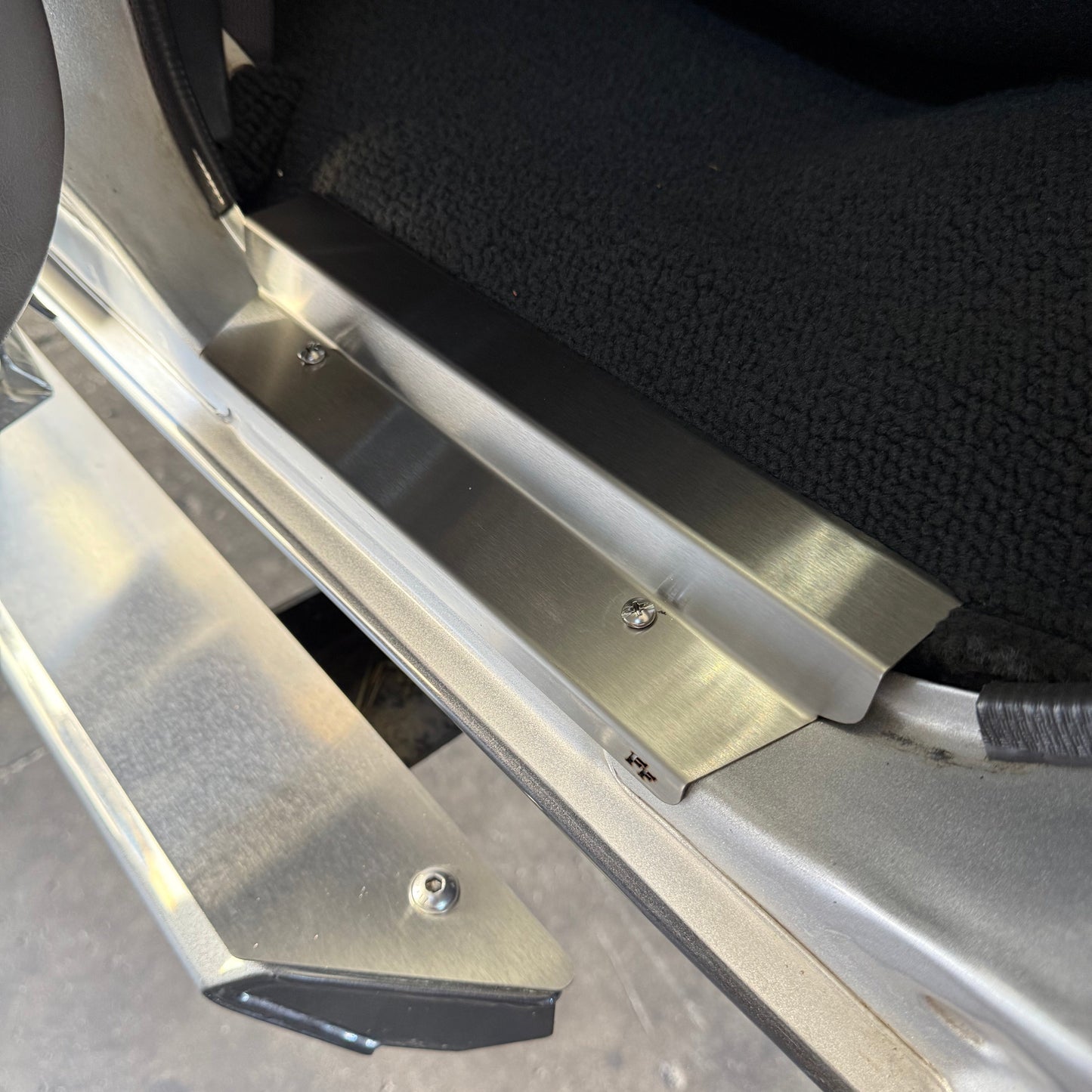 Stainless Steel Sill Trims - Suitable for use with 60 Series LandCruiser