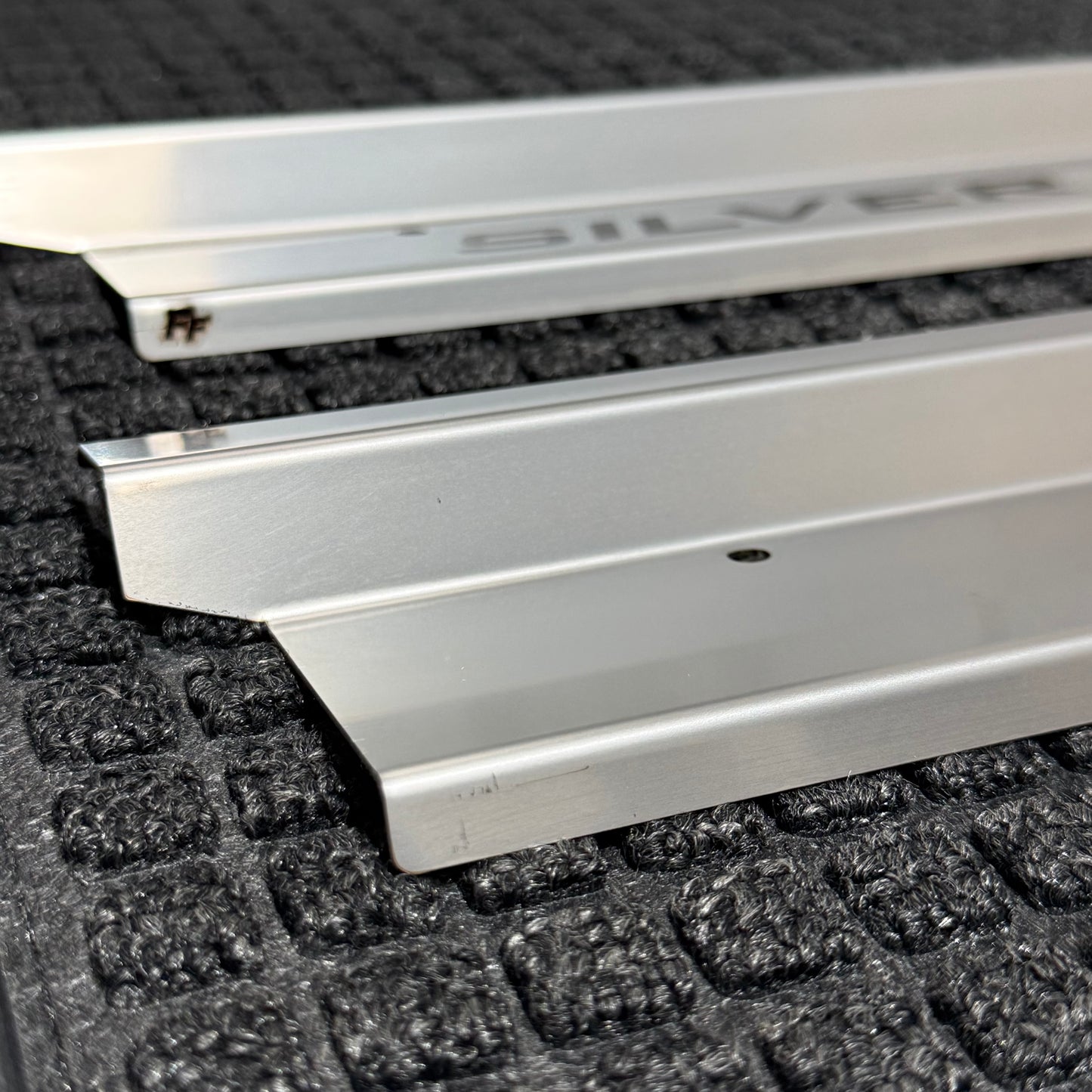 Stainless Steel Sill Trims - Discounted Engraved (Single Cab)