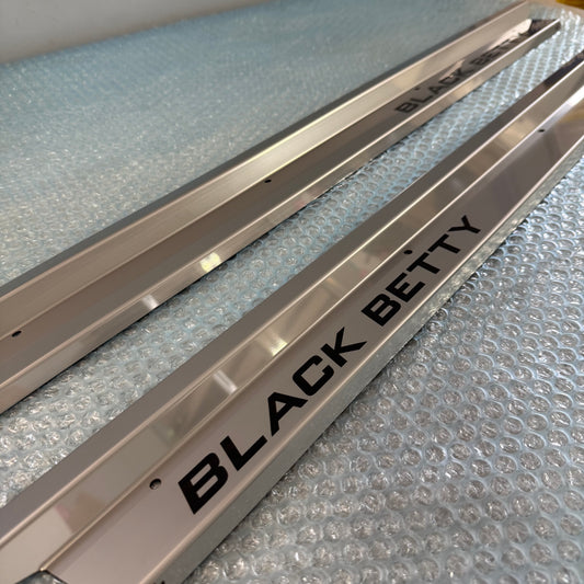 Stainless Steel Sill Trims - Discounted Engraved Set (Single Cab)