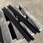 35% OFF SINGLE CAB Stainless Steel Sill Trims (BLACK Raptor Finish, No Design)