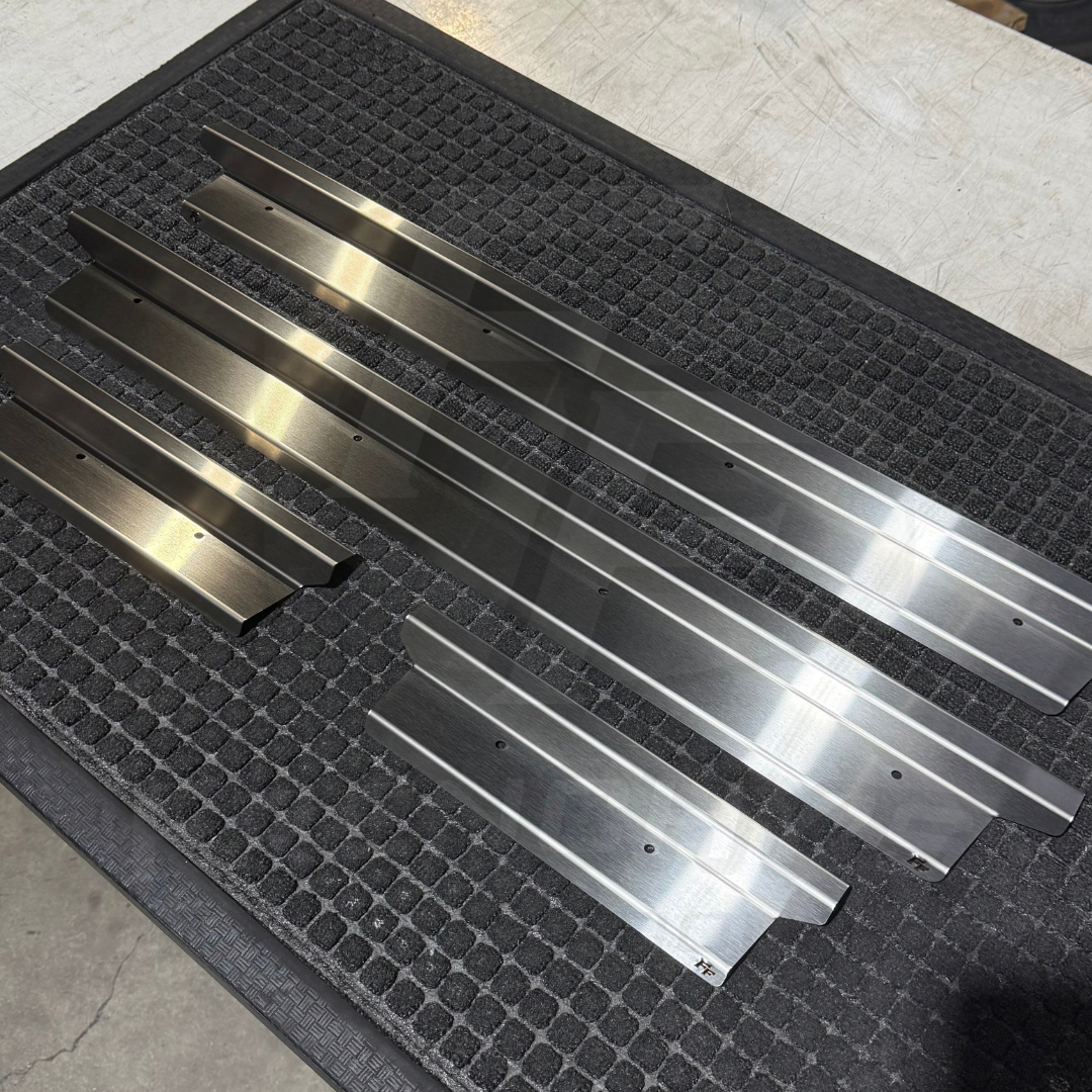 DUAL CAB Stainless Steel Sill Trims (4B Polished Finish/ No Design)